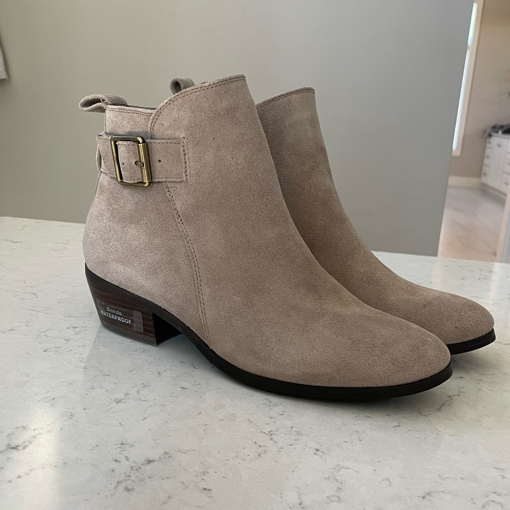 Suede booties - Picture 4 of 5